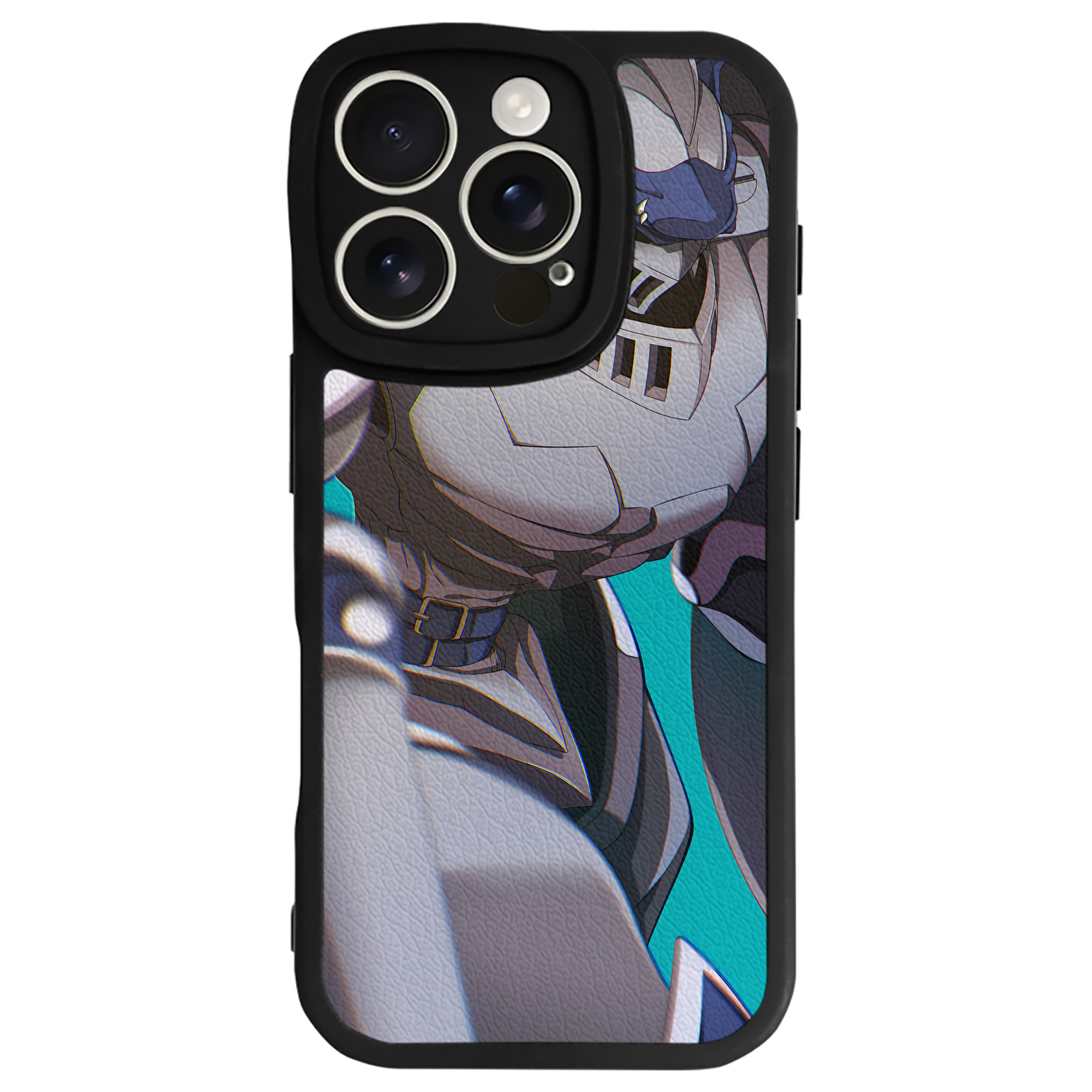 （画像用） Digimon デジタルモンスター/デジモン 【iPhone 16シリーズ対応】シリコンスマホケース（レザー調） 材質：シリコン